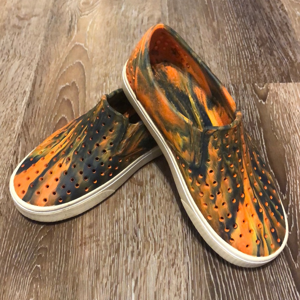 Kids Native Miles Marbled Shoes